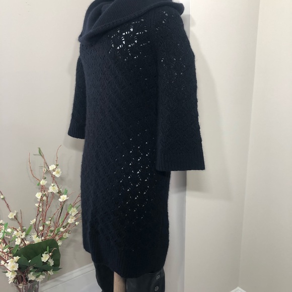 Juicy Couture Blk Chunky Cowl Sweater NWT - Picture 5 of 8